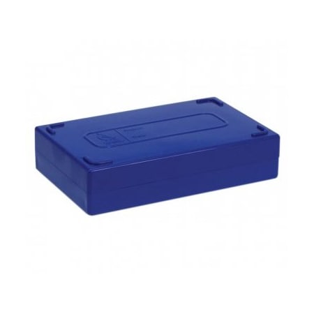 Heathrow Scientific Microscope Slide Box, Blue, 25 Capacity 247675-B